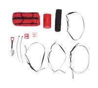 Generic Set di Accessori per Cingolati RC Parti Decorative Leggere e Durevoli per Auto RC Includono Borsa da Viaggio per Tanica di Carburante Pala per la Personalizzazione (BLACK)