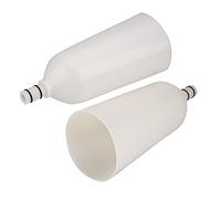 Generic Set di Adattatori per Imbuto Olio Motore per Auto Riempimento Olio Efficiente a Prova di Perdite per Materiale Plastico per Veicoli