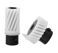 Generic Set di Alberi per Ingranaggi di Trasmissione in Plastica da 4 Pezzi, Accessori di Sostituzione per Ingranaggi di Trasmissione con Gancio in Plastica Kit Ruota Dentata per Macchina da Cucire