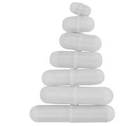 Generic Set di Ancorette Magnetiche Resistenti Alla Corrosione per Esperimenti di Laboratorio, Rotore Agitatore da 7 Pezzi per Miscelazione Uniforme, Riduzione dei Tempi di Reazione, Resistenza Alle