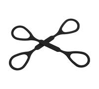 Generic Set di Anelli Fermacorda in Silicone per Tromba 2 Pezzi Accessorio Elastico Lucido per la Prevenzione dello Scivolamento Nero per Musicisti