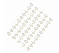 Generic Set di Anelli per Visualizzazione di Grafici per Unghie 50 Pezzi Strumento Acrilico a Forma di Farfalla per Fiori Alla Moda per la Pratica e L'esposizione di Nail Art (3)