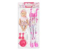 GENERIC Set Di Auto Bambole | Bambola Per Bambini Con Accessori Per Passeggini | Set Da Passeggino Per Bambola | Giocattoli Adatti Per Il Gioco Di Ruolo, La Stanza Dei Bambini, Le Idee