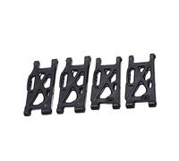 Generic Set di Bracci di Sospensione RC in Plastica Nera Durevole per 144001 144002 4 Pezzi Migliorano le Prestazioni Adatte per le Auto Telecomandate