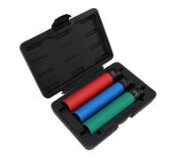 Generic Set di Bussole per Dadi Metrici a 6 Punti, Acciaio CrMo, 17mm, 19mm, 21mm, Funzionamento Facile in Spazi Ristretti, 3 Pezzi per la Manutenzione Automobilistica