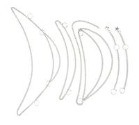 Generic Set di Catene a Treccia per Capelli Alla Moda Fai Te per Acconciature Affascinanti per Feste e Matrimoni