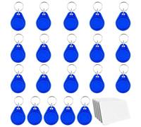 Generic Set di chiavi di controllo accessi - 20 portachiavi blu, 5 carte, 13,56 MHz