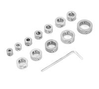 Generic Set di Collare di Arresto per Punta, Blocco di Arresto Set di Battiti per Trapano Calo di del Colletto di profondità del Colletto Bit di del di Perforazione Ringele 12pcs 3-16 Mm Strumento