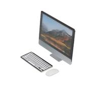 Generic Set di Computer per Case delle Bambole in Miniatura con Tastiera e Mouse con Schermo Realistico (set da tre pezzi per computer)