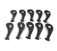 Generic Set di Copritesta da da 10 Pezzi, Protezione Durevole in Neoprene per Mazze e Putter, Ideali per gli Amanti del (GRAY)