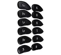 Generic Set di Copritesta da in Pelle PU Impermeabile da 12 Pezzi per Tutte le Marche e Dimensioni con Numeri di Identificazione