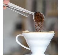 Generic Set di Cucchiai Dosatori Cucchiaino da caffè 2 in 1 in Acciaio Inossidabile con Design a Clip per, Bar, capacità 20 Ml