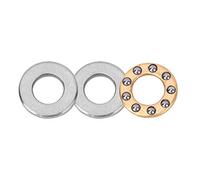 Generic Set di Cuscinetti a Sfere Piatti in Acciaio Piatto Ad Alta Precisione in Miniatura per L'installazione di Apparecchiature F5-12M 10 Pezzi (F5-10M 5 * 10 * 4mm)