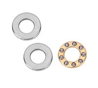 Generic Set di Cuscinetti a Sfere Piatti in Acciaio Piatto Ad Alta Precisione in Miniatura per L'installazione di Apparecchiature F5-12M 10 Pezzi (F5-11M 5 * 11 * 4,5 mm)