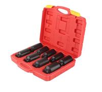 Generic Set di Dadi Esagonali per Dadi Asse Motore da 1/2" Qualità di Impatto Resistente per Uso Commerciale o Occasionale 9 Pezzi per Meccanici/appassionati di Auto Acciaio Cromato