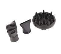 Generic Set di Diffusori per Asciugacapelli in Plastica di Alta qualità, Accessori per Ugelli per lo Styling dei Capelli Ricci, Pettine Diffusore per Asciugacapelli Che Fa Risparmiare Tempo, 3