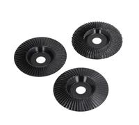 Generic Set di Dischi per Intaglio del Legno in Acciaio Al Carbonio 3 Pezzi per Smerigliatrice Angolare Rettifica e Intaglio Efficienti 125 Mm