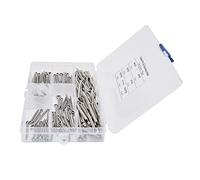 Generic Set di Fermagli per Coppiglie da 175 Pezzi, Clip in Metallo Antiruggine per Auto e Officina, Assortimento in Acciaio Inossidabile 304