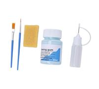 Generic Set di Fluidi per Mascheratura Artistica Fluido Coprente Blu Ad Asciugatura Rapida da 60 Ml con Pennelli e Gomma per Pittori e Artigiani