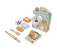 Generic Set di Giocattoli Frullatore Realistico in Legno per Bambini Piccoli, Accessori da Cucina Interattivi tra Genitori e Figli per il Legame Familiare