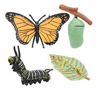 Generic Set di Giocattoli Interattivi per il Ciclo di Vita degli Insetti, Modello Realistico di Farfalla per L'esplorazione e L'educazione dei Bambini, 4 Pezzi Repliche di Insetti per (1PC)