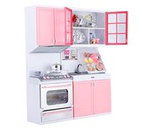 Generic Set di Giocattoli per Giochi di Ruolo da Cucina per Bambini Mini Utensili da Cucina in Plastica Durevole Non Tossica per Giocare in Casa e Interagire in Famiglia