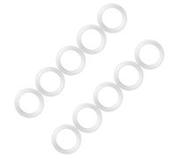 Generic Set di Guarnizioni in Silicone per Morsetti Sanitari da 1,5" Anelli di Tenuta per Uso Alimentare per L'industria Lattiero-casearia e delle Bevande 10 Pezzi