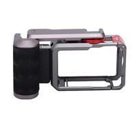 Generic Set di Impugnature per Gabbia per Action Camera, Impugnatura Ergonomica, Telaio Protettivo con Chiave di Otturatore per 6, Parasole Magnetico, Fotografia di Strada