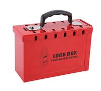 Generic Set di Lucchetti Portatili per Cassetta di Sicurezza con 12 Lucchetti 38 Mm e 24 Chiavi per Impianti Chimici