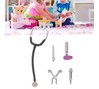 Generic Set di Medici per Case delle Bambole, Modello Mini Stetoscopio, Design Squisito di Simulazione per la Collezione di Case delle Bambole, Casa delle 1:12