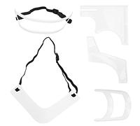 Generic Set di Modelli per Barba 5 Pezzi Kit di Strumenti per la Cura Dell'attaccatura dei Capelli per Modellare e Rifinire la Barba Uomo, in Plastica, Adatto per Viaggiare