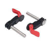 Generic Set di Morsetti a Pressione per la Lavorazione del Legno in Acciaio Inossidabile per un Uso Desktop Efficiente - Bloccaggio a Rilascio Rapido da 19 Mm - 2 Pezzi
