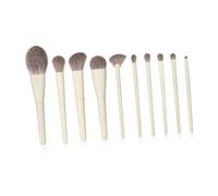 Generic Set di Pennelli Morbidi per Trucco Portatile Kit Cosmetico Professionale Miscelazione Precisa Dell'ombretto e una Copertura Perfetta del Correttore Mentre Sei in Movimento