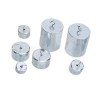 Generic Set di Pesi con Gancio Placcati in Cromo da Laboratorio per la Determinazione del Peso Ad Alta Precisione, per Indagini Scientifiche, 550 G