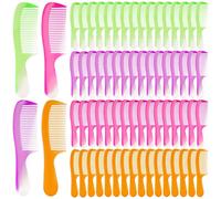 generic Set di pettini monouso confezionati singolarmente per rifugi per senzatetto, bambini, donne, uomini, hotel, infermieri, beneficenza, casa, pettini usa e getta, colorati, 100 pezzi