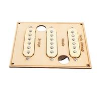 Generic Set di Pickup per Ponti Medi del Collo, Bobina Singola -pick -up Set Vintage Styled Wader Distanza Completa per Manutenzione (GOLD)