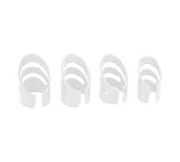 Generic Set di Plettri per Chitarra Durevoli, Design Ergonomico per Suonare il Banjo, Buon Materiale in Resina Poliossimetilene (WHITE)
