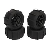 Generic Set di Pneumatici e Mozzi Ruota RC 1/14 Ad Alta Resistenza All'abrasione Guida per Avventure Fuoristrada