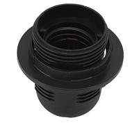 Generic Set di Prese per Base Luminosa E27 con Manicotto della Lampada, Resistenza Al Calore, Sicuro da Usare per Lampade da Letto, Lunga Durata (BLACK)