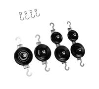 Generic Set di Pulegge per Esperimenti di Fisica per L'insegnamento della Meccanica con Robusta Plastica Tecnica e Corda di Cotone, Include 2 Pulegge Singole e 2 Doppie (Set di con corda)