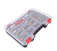 Generic Set di Punte a Bussola a Impatto Robuste Aste di Prolunga per Costruzione in Acciaio e Punte per Cacciavite per L'installazione di Mobili e gli Appassionati del Fai da Te