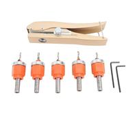 Generic Set di Punte per Trapano Svasatore Regolabili 6 Pezzi Punte per Legno Coniche Robuste per Legno, Plastica e Metallo Morbido Ad Alta Efficienza