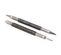 Generic Set di Punzoni per Perni Cerniera Design Efficiente a Molla per Applicazioni su Legno e Metallo Materiale in Acciaio Al Carbonio 2 Pezzi per Strumento di Rimozione Chiodi di Finitura