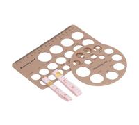 Generic Set di Righelli per Capezzoli per Dimensionamento della Flangia del Tiralatte Misurazioni Accurate per le Neo Mamme Strumento per L'allattamento Al Seno in Silicone per il Massimo Comfort