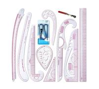 Generic Set di righelli per sarti, Designer, 11 Pezzi, RULER, ABS, Modern, 60 cm