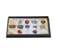 Generic Set di Rocce e Minerali, Kit di Raccolta di Pietre Rocciose Interazione Genitore-figlio Educativo per il Collezionismo per Principianti (Tipo 3)