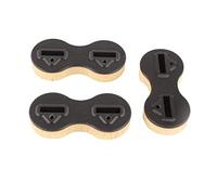 Generic Set di Scatole per Pinne per Tavola da Surf, Durevoli, a Forma di 8, in PVC, a Nove Gradi Zero, Tappi per Pinne Laterali per Tavola da Surf, 3 Pezzi per Contorni del Fondo Estremi e Sottili