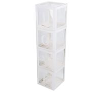 Generic Set di Scatole Trasparenti per Palloncini, Accessori Decorativi Riutilizzabili da 4 Pezzi per Baby Shower e Matrimoni, Dimensioni 30x30x30 Cm (LOVE)
