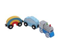 Generic Set di Scene del Treno in Legno Design Creativo del Tempo Giocattolo Multifunzionale del Trenino per la Sala Giochi dei Bambini Usa Legno di Faggio