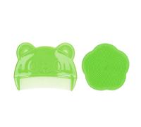 Generic Set di Spazzole Morbide e Sensoriali per il Cuoio Capelluto del Bambino, per Un'esperienza di Bagno Morbida e Confortevole per il Cuoio Capelluto dei Neonati (GREEN)